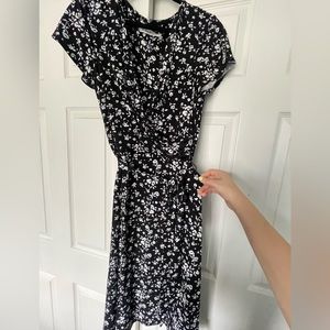 Eliza J Black and White Dress